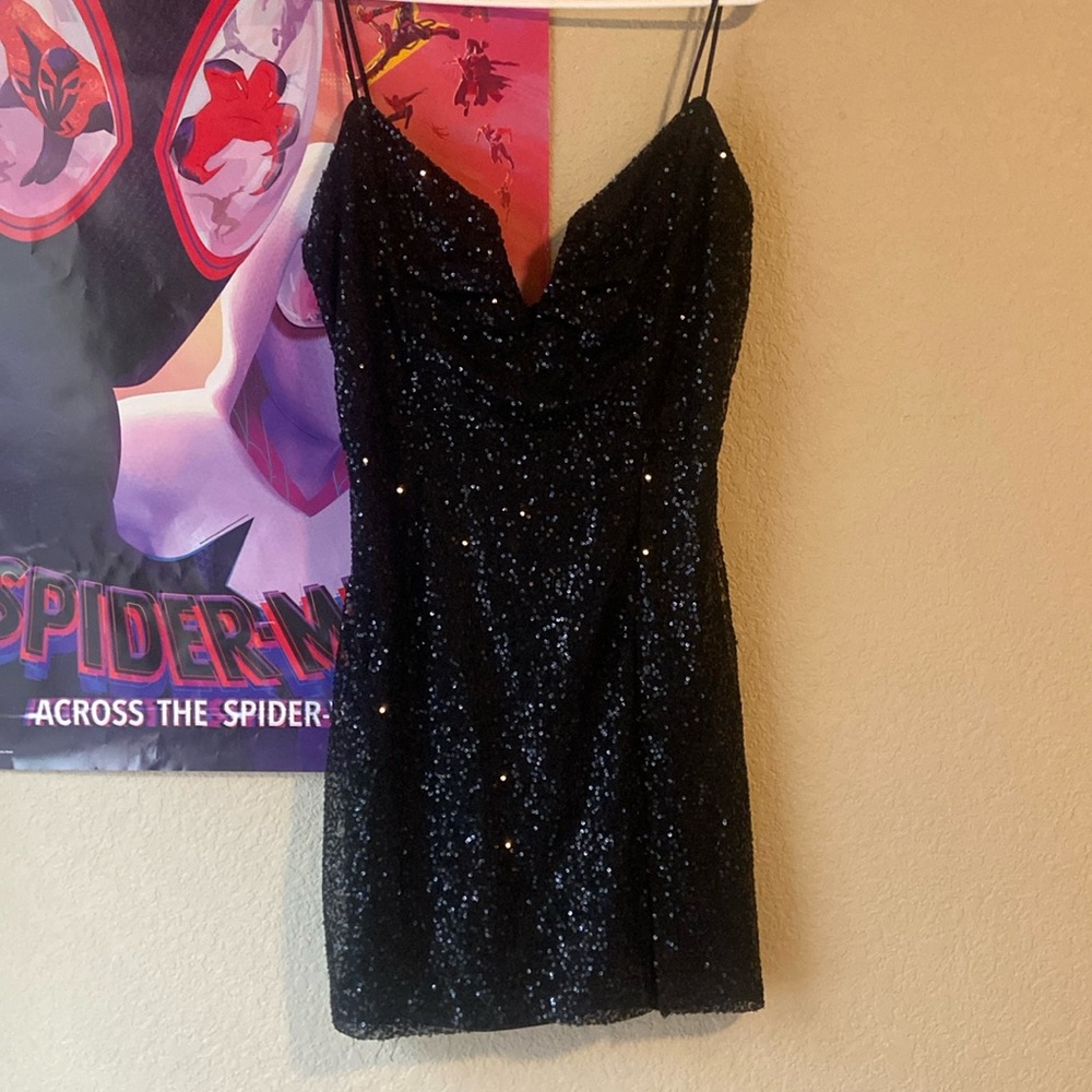 Sparkly black dress (Large)